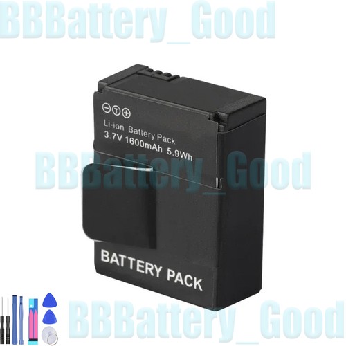 Batteria 1600mah per gopro - batteria,